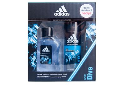 ADIDAS EDT 100ML+DEO ICE DIVE