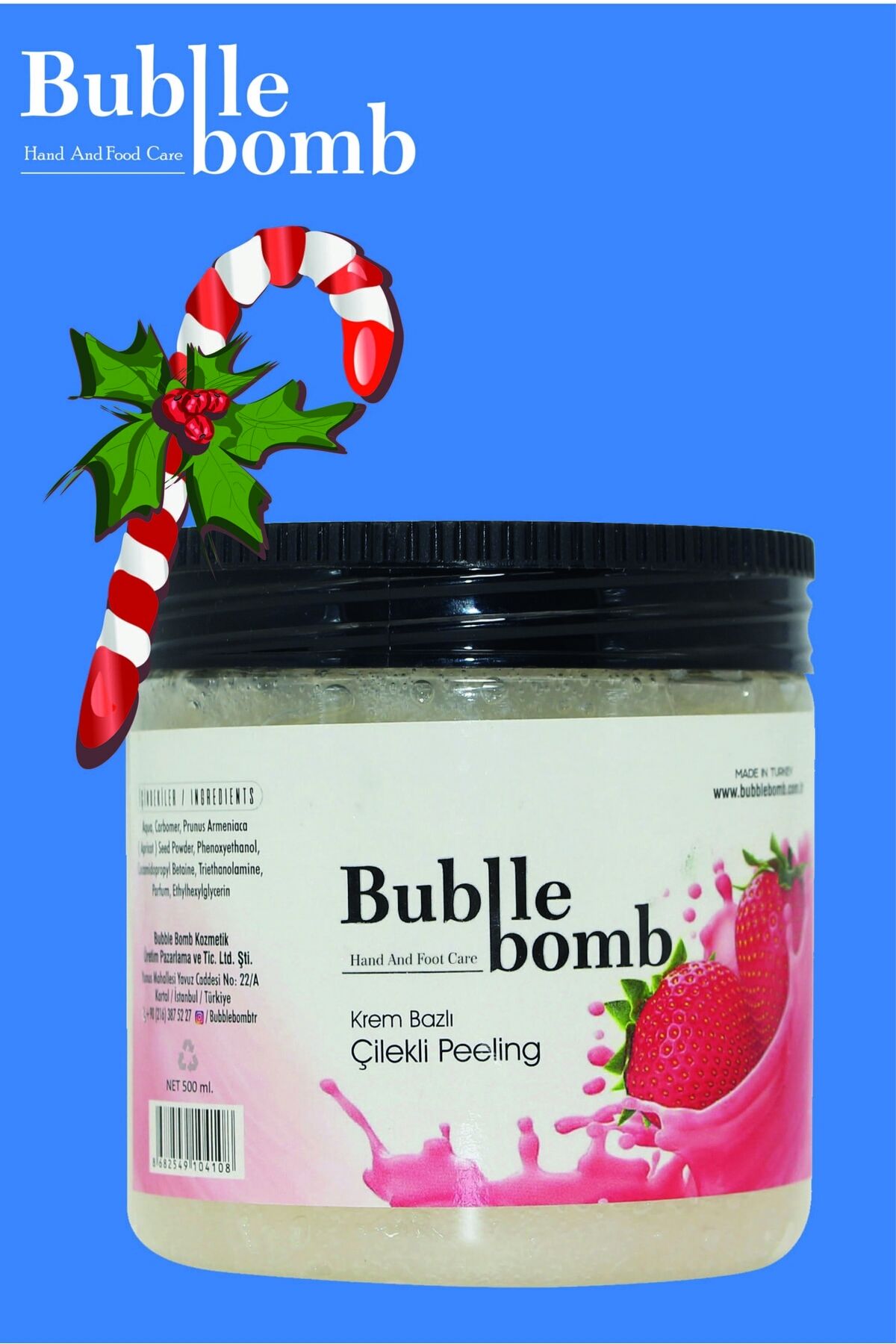 Bubblebomb Çilekli Peeling 500 gr