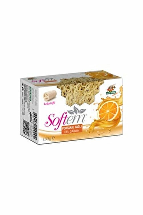Softem Portakal Yağlı Kabak Lifli Sabun 130 gr