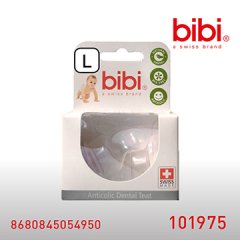 Bibi Cam Biberon Emziği 2'li Yedek Large