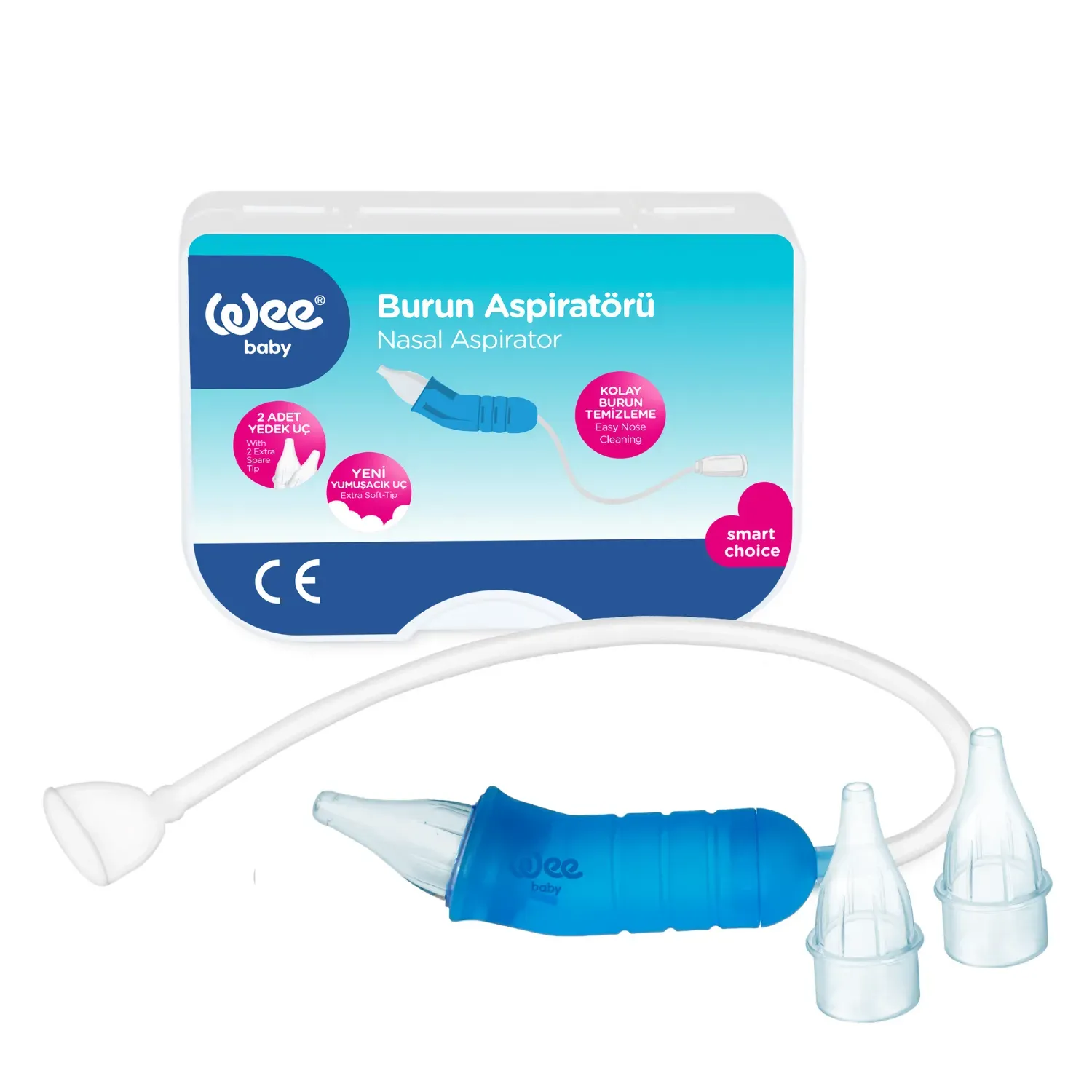 Wee Baby Burun Temizleme Aspiratörü - Mavi
