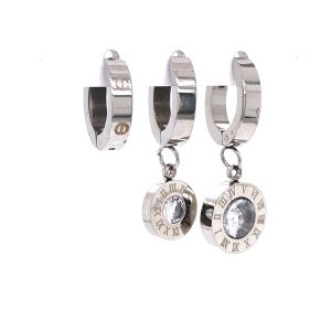 Chn-0137-58 Üçlü Çelik Küpe