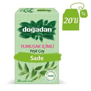 Doğadan Yumuşak İçimli Yeşil Çay 20'li