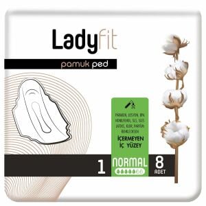 Ladyfit Pamuk Ped Standart Normal 8'li