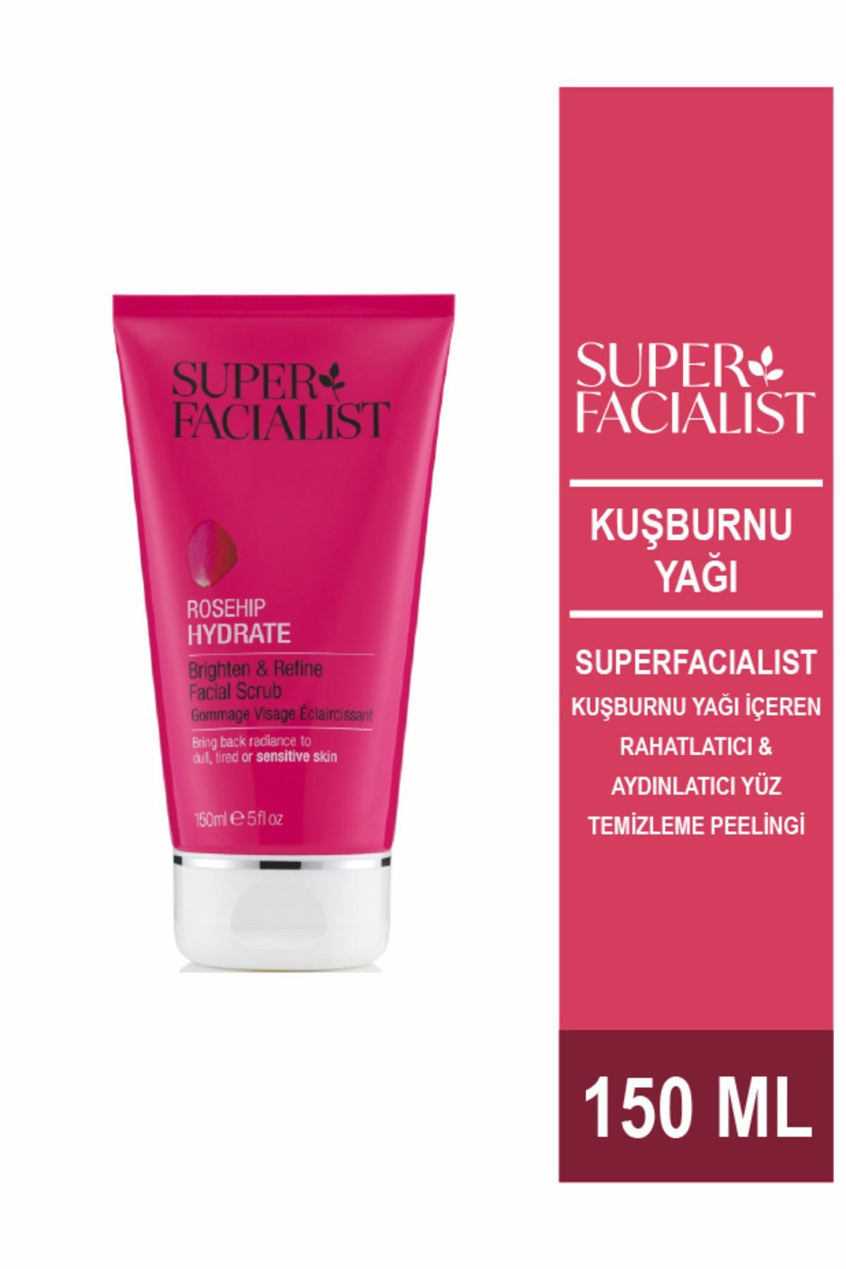Super Facialist Kuşburnu Yağı İçeren Rahatlatıcı Nemlendirici Cilt Temizleme Kremi 150 ml