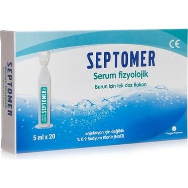 Sente Serum Fizyolojik 5 ml x 20 Adet