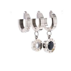 Chn-0137-73 Üçlü Çelik Küpe