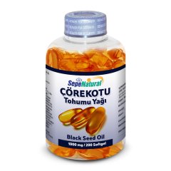 Çörekotu Yağı 200 Softgel x 1000mg