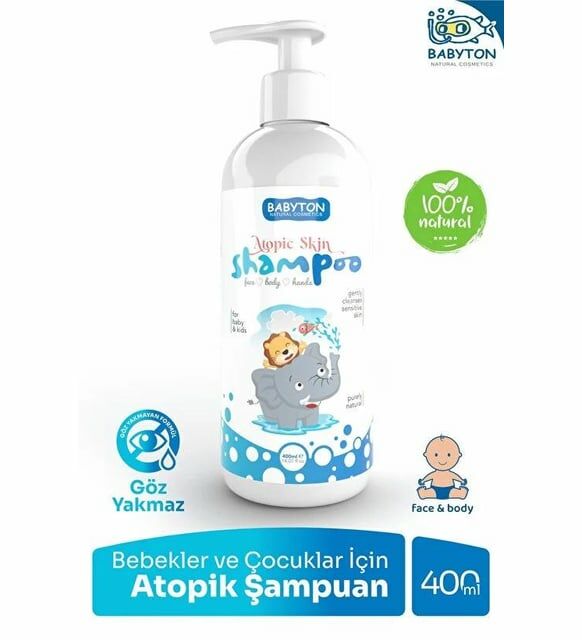 Babyton Atopik Cilt Hassas Saç ve Vücut Şampuanı 400 ml