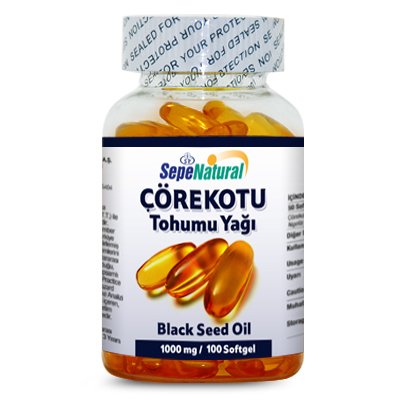 Çörekotu Yağı 100 Softgel x 1000mg