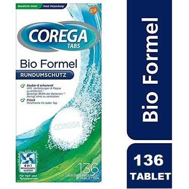 Corega Tabs Protez Temizleme Tableti Özel Seri 136'lı
