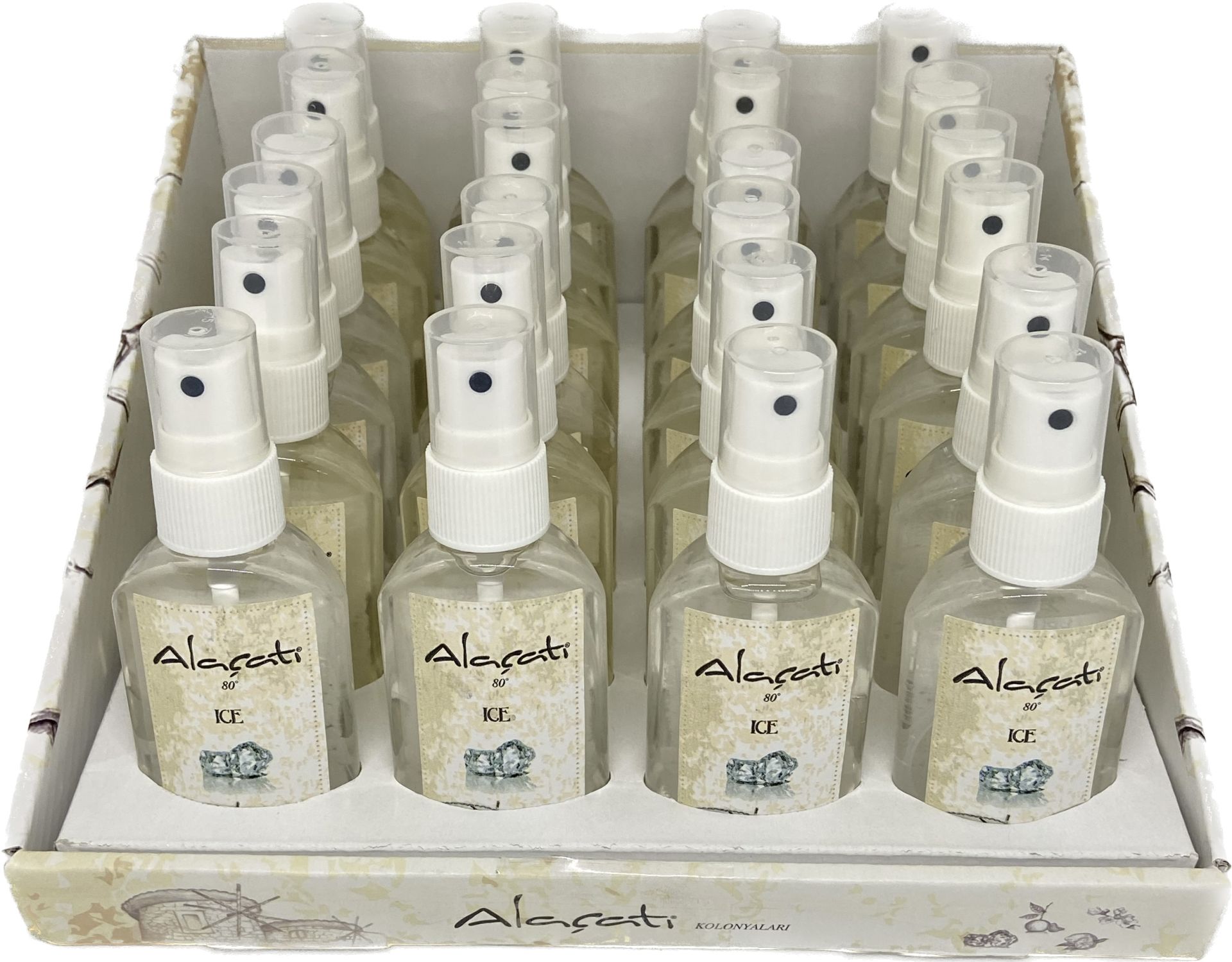 Alaçatı Limon Kolonyası 50 ml - 24'lü Karışık Stand