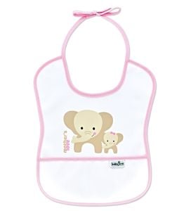 Babyjem Poli Muşamba Önlük Küçük Pembe