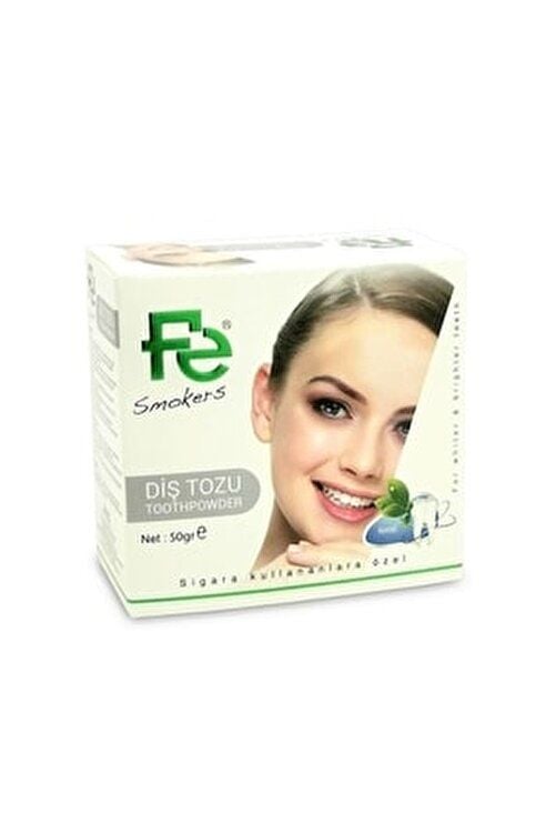 Fe Beyazlatıcı Diş Tozu Smokers Naneli 50 gr
