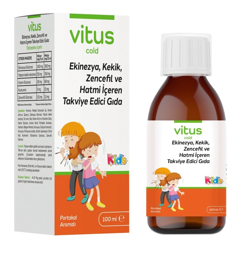VITUS COLD KIDS PORTAKAL 100 ML