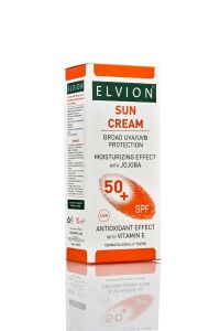 Elvion Güneş Kremi SPF50+ 80 ml - 12 Adet