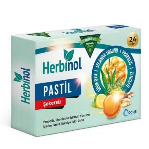 Herbinol Şekersiz 24 Pastil - Eski Ambalaj
