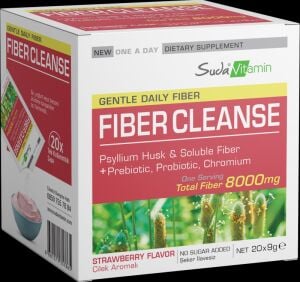 SUDA VITAMIN-FIBER CLEANSE STRAWBERRY 9 GR 20 SASE