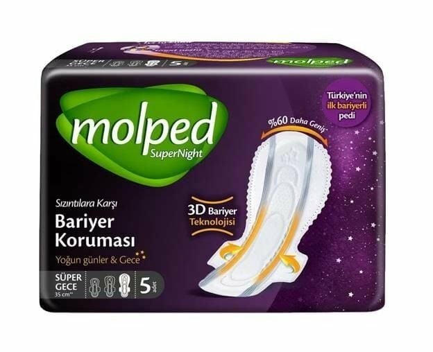 Molped Super Night Plus Tekli Süper Gece Plus 5'li