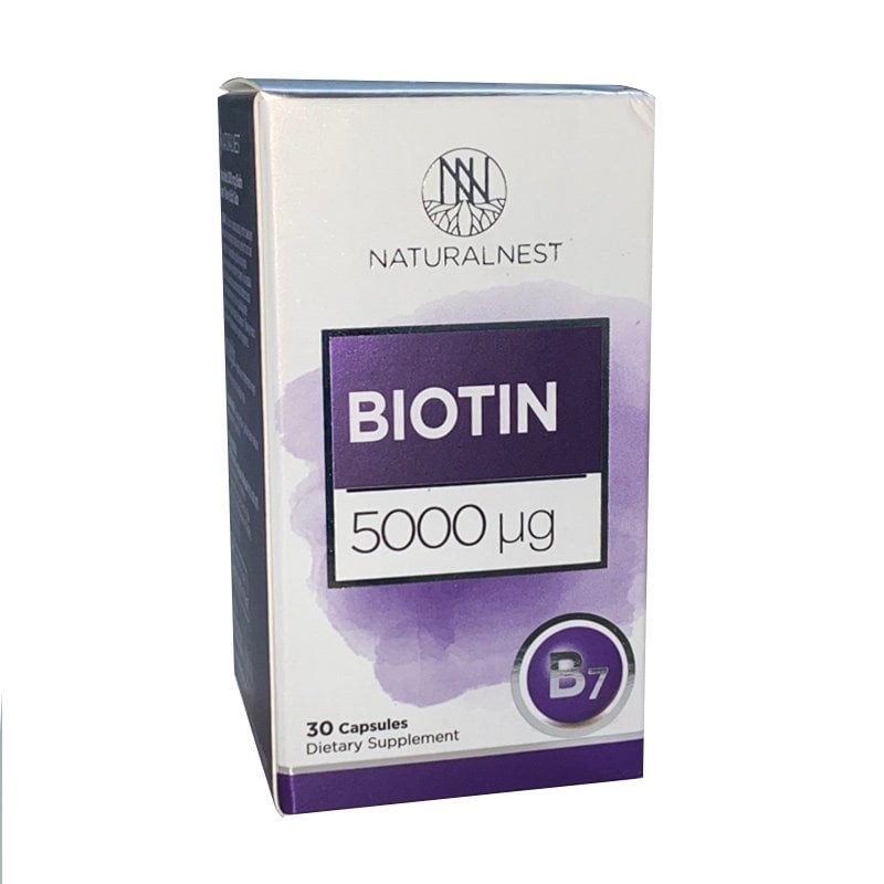 Naturalnest Biotin 5000 Mcg 30 Kapsul