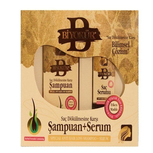 Biyokür Hair Care Kit Şampuan 200ml & Serum 50 ml
