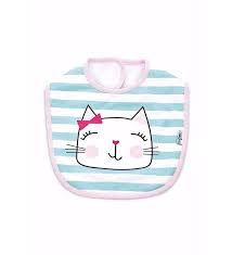 Babyjem Çizgili Baskılı Önlük Yeşil