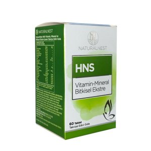 Naturalnest HNS Vitamin Mineral Bitkisel Ekstre 60 Tablet