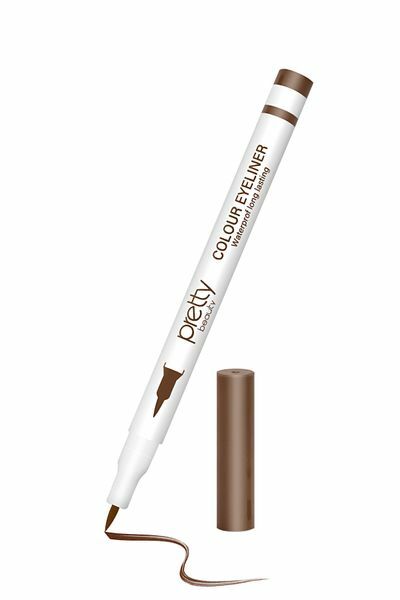 Pretty Double Eyeliner Desenli Waterprof