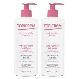 Topicrem Ultra Moisturizing Body Milk 2x500ml - 1 Alana 1 Bedava