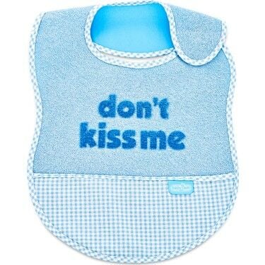 Babyjem Lüks Öpme Beni Mama Önlüğü - Mavi