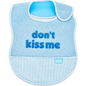 Babyjem Lüks Öpme Beni Mama Önlüğü - Mavi