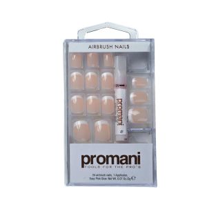Promani İnce French Takma Tırnak Kiti Pembe Pr-5011