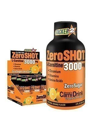 Stacker 2 Zero Shot 60 ML 3000Mg L-Carnitine 12 Ampul