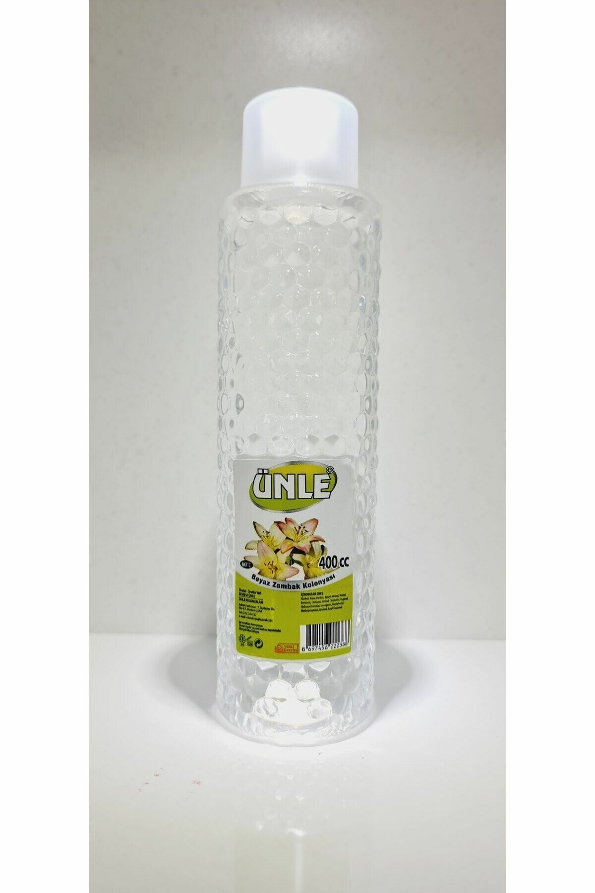 Ünle Özel Seri Beyaz Zambak Kolonyası Pvc 400 ml