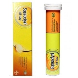 (KUTU HASARLI) Supradyn All Day Q10 15 Efervesan Tablet
