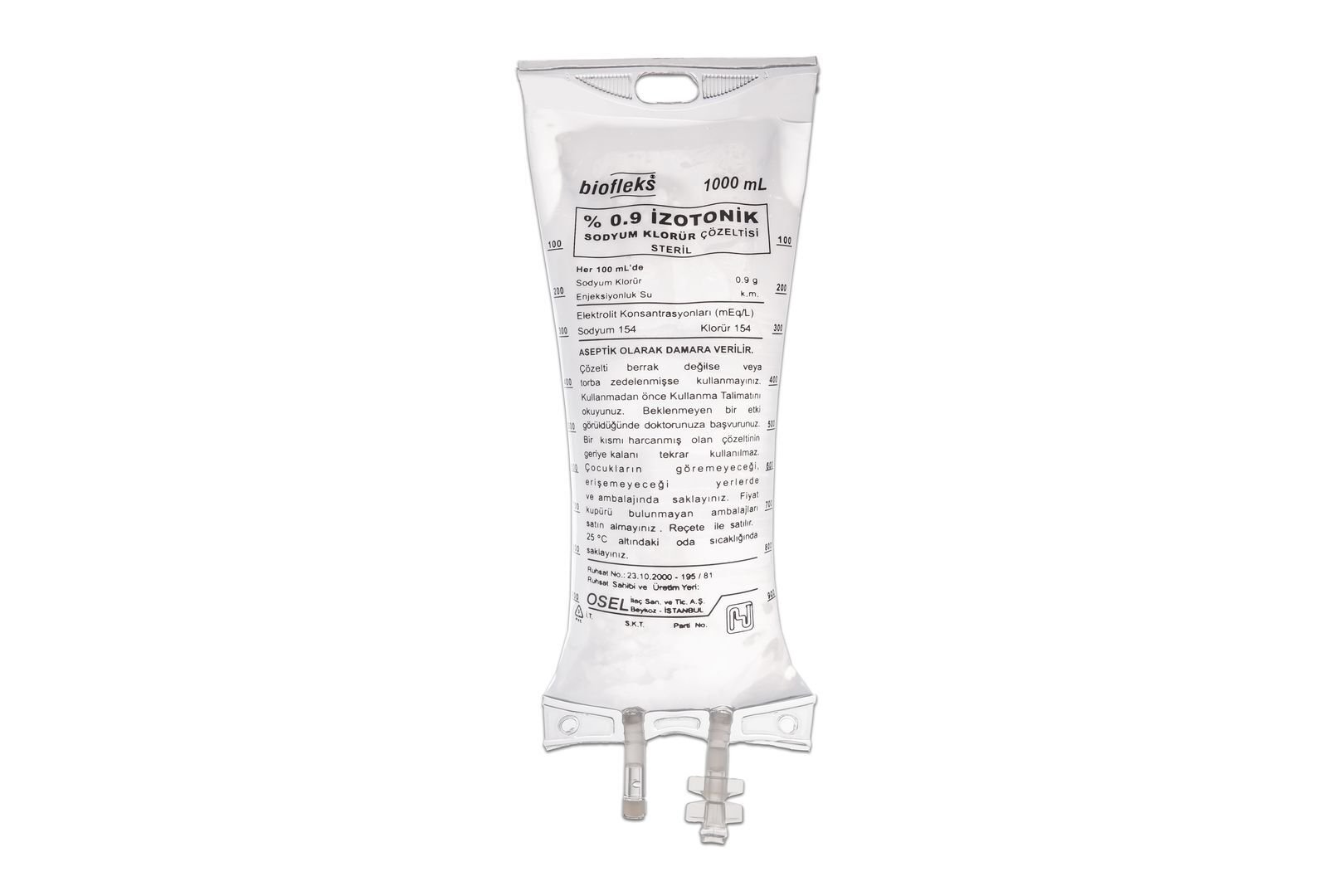 Bioflex %0.9 İzotonik Serum Çözelti 1000 ml