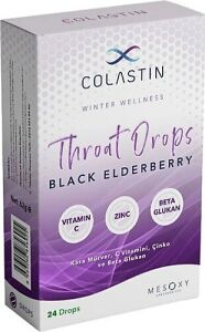Colastin Karamürver Aromalı Boğaz Pastili 24 Drops