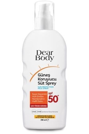 Dear Body Güneş Koruyucu Süt Sprey SPF50+ 200 ml