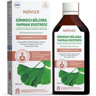 Novlex Ginkgo Biloba Ekstresi ve Piperin 250 ml