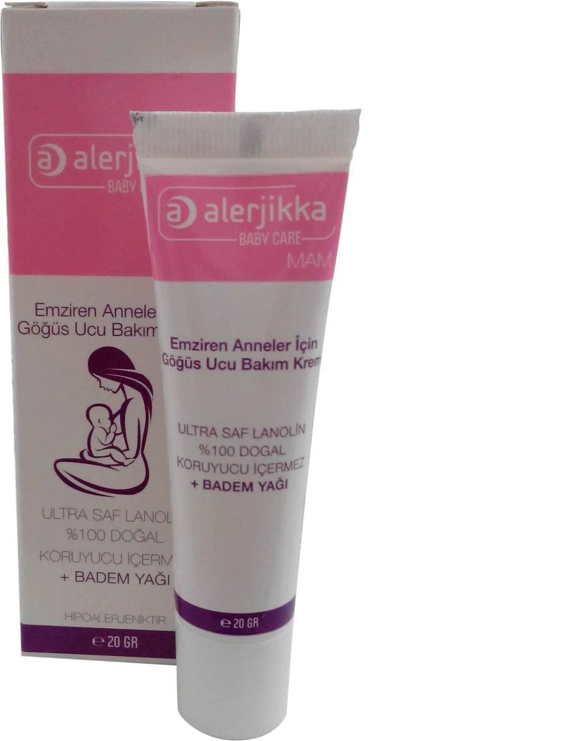 Alerjikka Emziren Anneler için Göğüs Ucu Bakım Kremi 20 gr