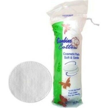 Bambino Cotton Disk Makyaj Temizleme Pamuğu 100'lü
