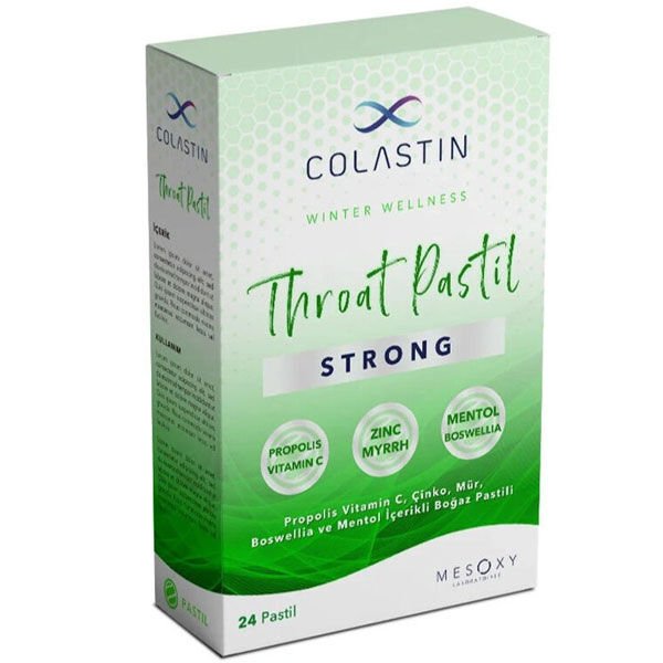 Colastin Strong Boğaz Pastili 24 Drops
