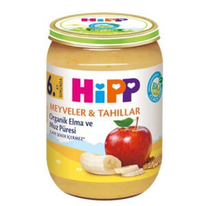 Hipp Organik Elma ve Muz Püresi 190 gr