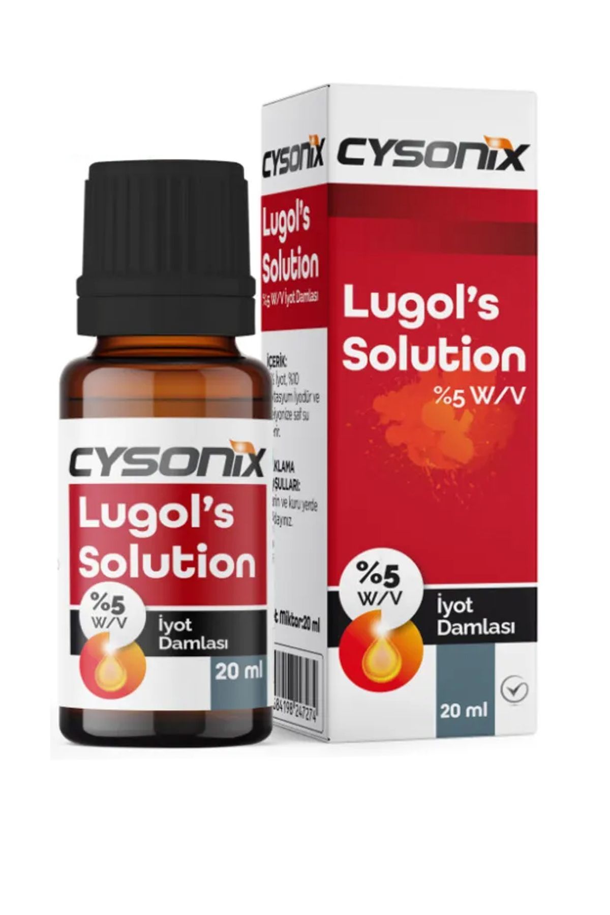 Cysonix Lugol Solution %5 20 ml