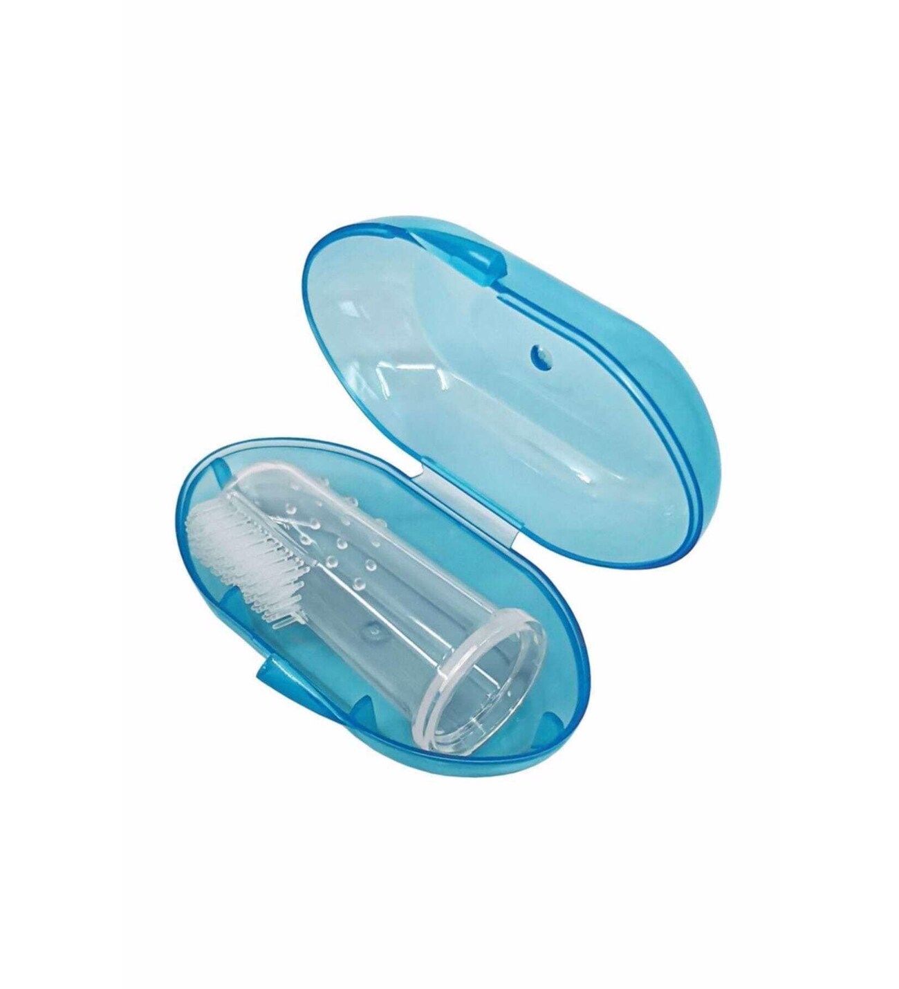 Bambino T087 Parmak Diş Kaşıyıcı - Mavi
