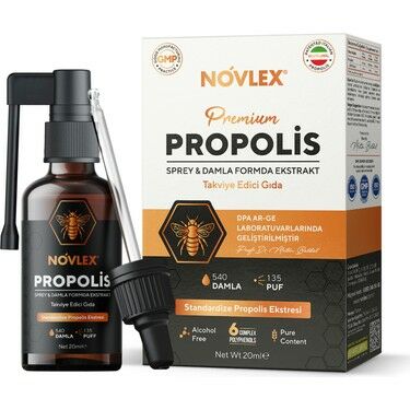 Novlex Propolis Ekstresi Sprey & Damla 20 ml