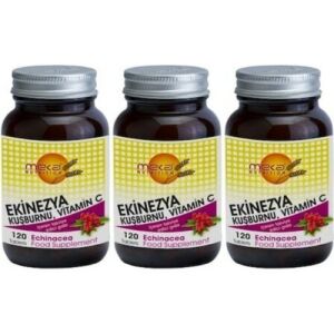 Meka Nutrition Ekinezya Kuşburnu 120 Tablet - 3 Adet