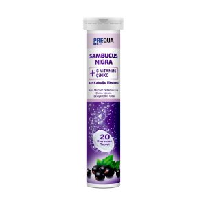 Prequa Sambucus Nigra + C Vit+Çinko 20 Efervesan Tablet
