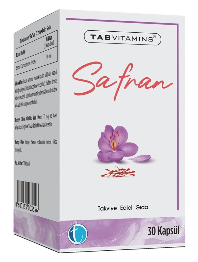 TABVITAMINS SAFRAN 50 MG 30 KAPSUL