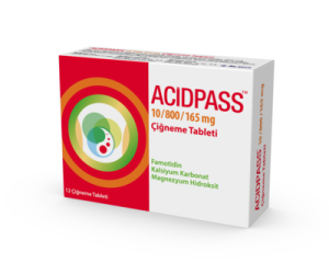 Acidblock Çiğneme Tableti Mide Asidi Düzenleyici ve Koruyucu 24 Tablet